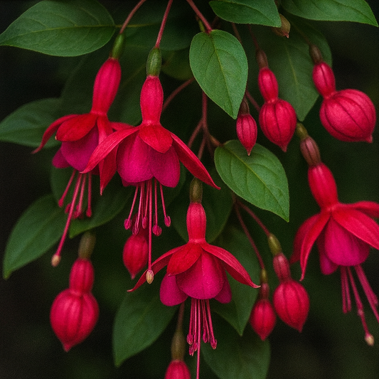 Fuchsia ‘Marinka’ – Trailing Fuchsia (Premium Basket Variety)