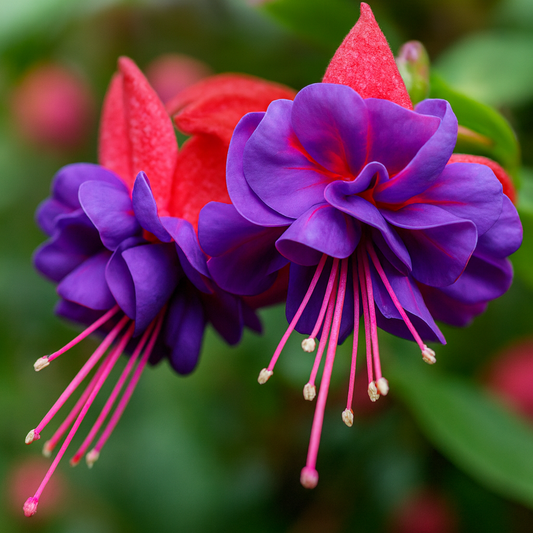 Fuchsia ‘Winston Churchill’ – Upright Bush Fuchsia